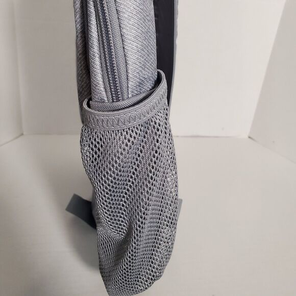 Adidas Backpack Gray with Rose Gold Logo School Laptop Bag NWT - Picture 7 of 11